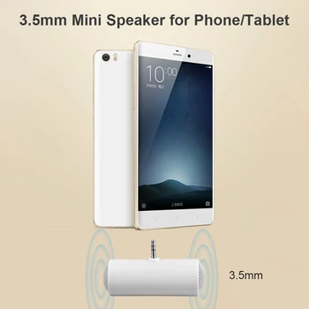 Mini Portable Speaker Line-in Skaļrunis ar 3.5 mm TRS Pievienojiet Bezvadu Skaļruni, iPhone, iPad, iPod, Android Viedtālruni, Planšetdatoru